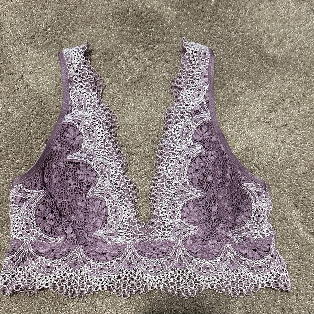 VS Lace Bralette in Purple